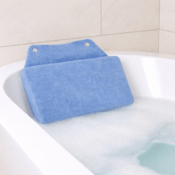 Badekissen Sweet Dreams hellblau 25 x 16 cm