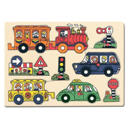 Bino & Mertens - Steckpuzzle, Verkehr