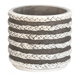 Flower pot series Raf gray 8.5 cm