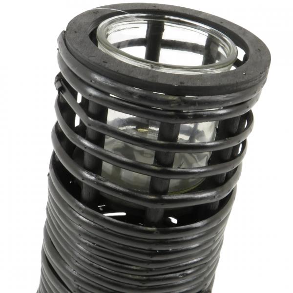 Countryfield Windlicht Omara schwarz 30 cm
