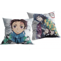 Demon Slayer - Tanjiro and Giyu - Cushion - 40 x 40 cm
