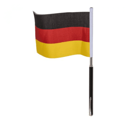 Deutschland Ausziehbare Flagge - 25er Display - 25 cm