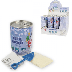 DIY-Dekoration Schnee in Blechdose 20 Gramm