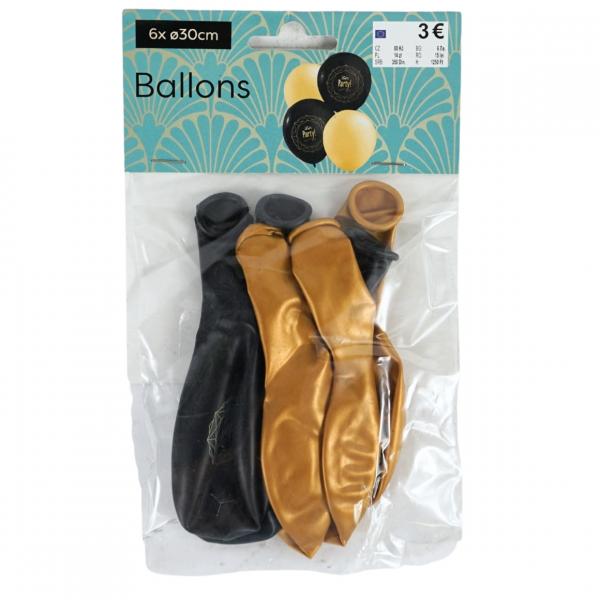 Folat Luftballons Lets party 30 cm Satz von 6