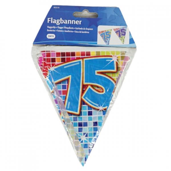 Folat Mini-Fahnenleine 75 Jahre 3 Meter