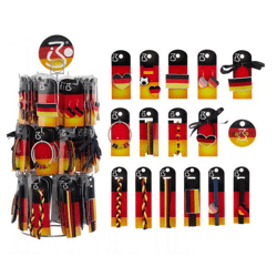 Fussballaccessories, 17/s, auf Thekendrehständer