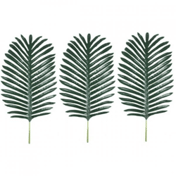 Ginger Ray artificial palm leaf branch 50 cm 3 pcs.