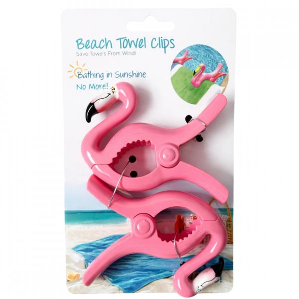Handtuch XL Clip Flamingo 2er Set