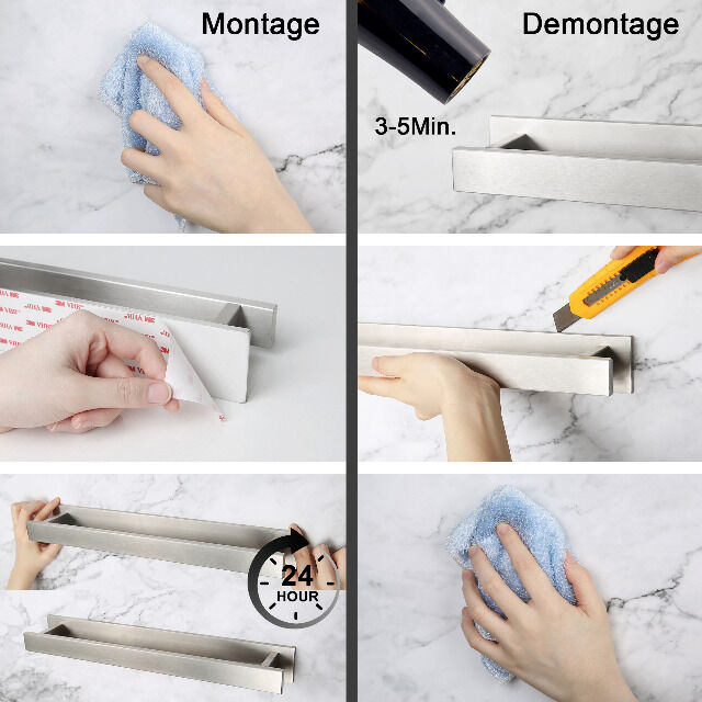 Handtuchhalter | zum Kleben,