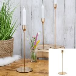 Candlestick, Shiny, gold, 28cmH