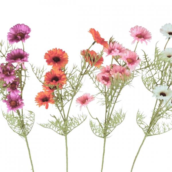 Künstliche Blume Cosmos 74 cm 4 Stück sortiert