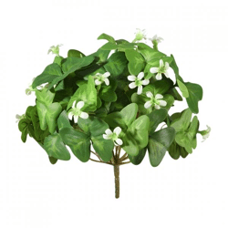 Künstliche Blume Oxalis Busch weiß 20 cm