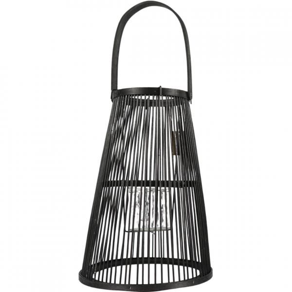 Lantern Camau black 34.5 cm set of 2