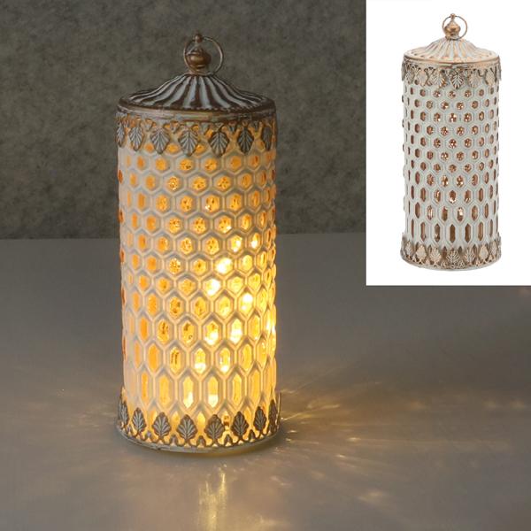 LED Leuchte Oriental, wei&szlig;-gold, gro&szlig;, ca.9x22cm