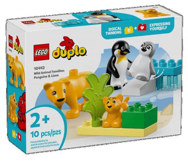 LEGO&reg; DUPLO&reg; Stadt 10442 - Wildtier-Familien: Pinguine und L&ouml;wen (10 Teile)