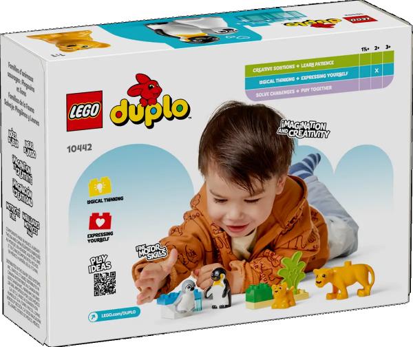 LEGO&reg; DUPLO&reg; Stadt 10442 - Wildtier-Familien: Pinguine und L&ouml;wen (10 Teile)