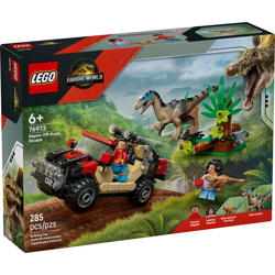 LEGO® Jurassic World™ 76972 - Raptor: Verfolgungsjagd mit dem Geländewagen (285 Teile)