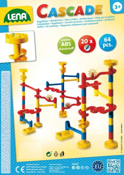 LENA - 65274 - Cascade, marble run KIGA