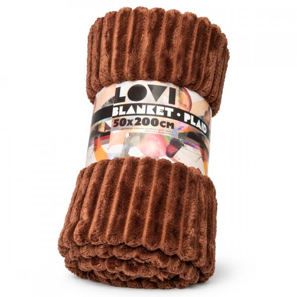 Lovi Rippenvlies kariert 150 x 200 cm sortiert