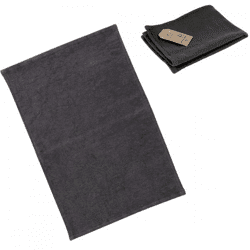 Platzdeckchen Baumwolle grau 45 x 30 cm