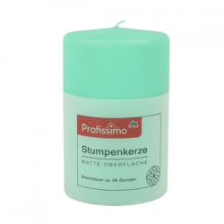 Profissimo stumpfe Kerze grün 8 x 12 cm