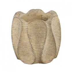 PTMD flowerpot Waxy high brown 20 cm