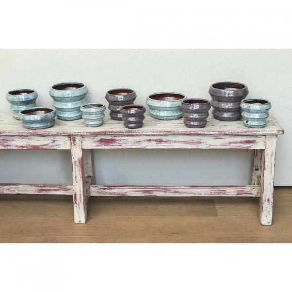 PTMD Blumentopf Aquer blau 13 cm