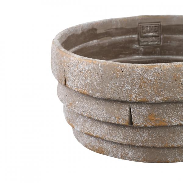 PTMD Blumentopf Shesheena Schale grau L 25 cm