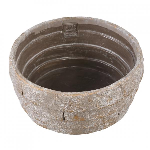 PTMD Blumentopf Shesheena Schale grau L 25 cm