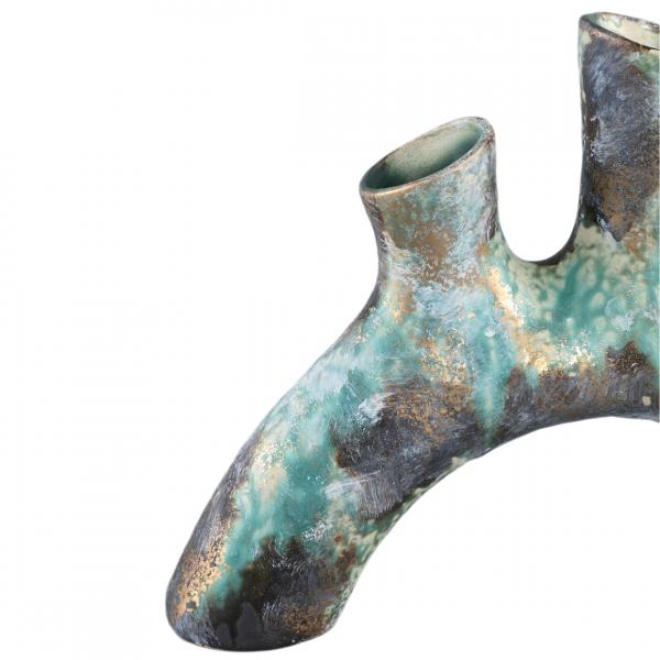 PTMD Vase Ayaz Schleife türkis 29 cm