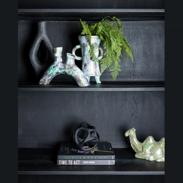 PTMD Vase Ayaz Schleife türkis 29 cm