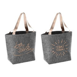 Felt shopper 2/s approx. 49x38cm 