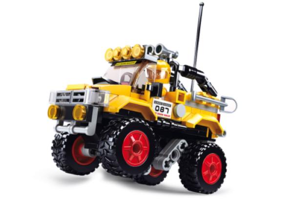 Sluban M38-B0663A - Car Club Yellow SUV (149 pieces)