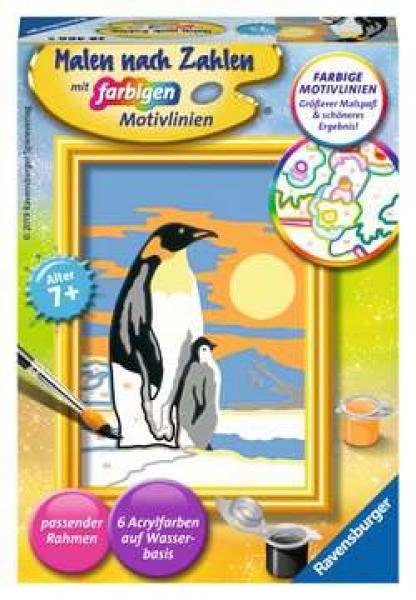 S&uuml;&szlig;e Pinguine - Malen nach Zahlen