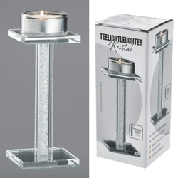 Tealight candle Kristal, S approx. 16cm high