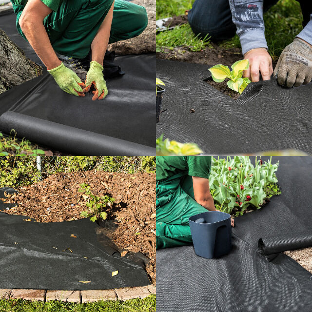 Unkrautvlies - Gartenvlies | 15 x 2 m (30 m²), 150 g/m²