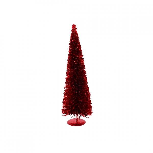 Weihnachtsbaum Sparkle Pailletten rot 30 cm
