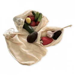 Reusable vegetable/fruit bag cotton 45 x 35 cm