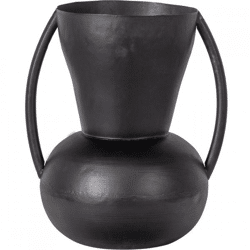 WOOOD vase Siep metal black 43 cm