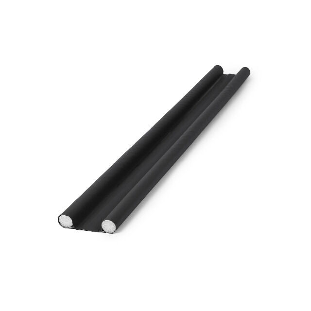 Zugluftstopper - Türbodendichtung | zuschneidbar | 95 cm, schwarz, 1 Stück