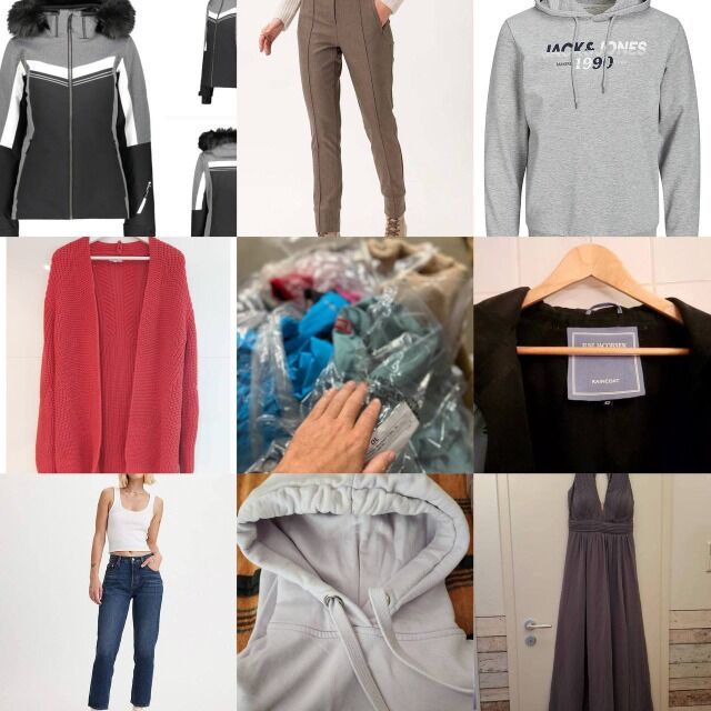 6,90 € Winter Markenbekleidung Mix Kategorie A B Damen und Herren Kundenrücksendungen Boxware Nike Adidas Tommy Hilfiger aus deutschen Markt