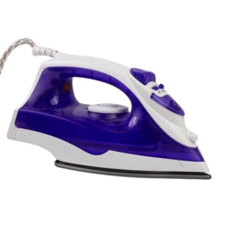 ALKANA steam iron 1800W - crease-resistant with non-stick soleplate purple