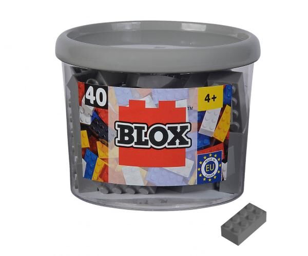 Androni - Blox 40 graue 8er Bausteine in Dose