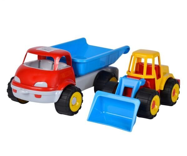 Androni - LKW Kipper mit Bagger