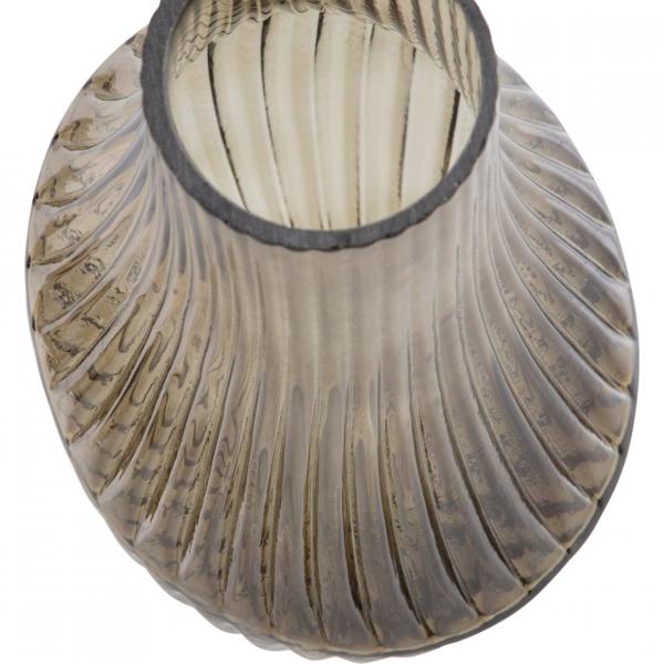 BePureHome Vase Toot geräuchertes Glas 25 cm