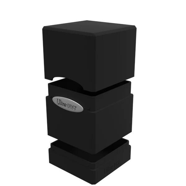 Black Classic Satin Tower Deck Box