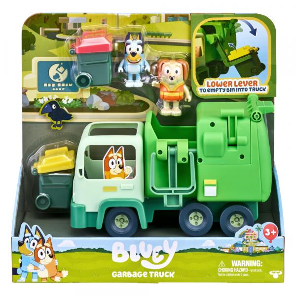 Bluey - M&uuml;llwagen - Spielset mit Zubeh&ouml;r