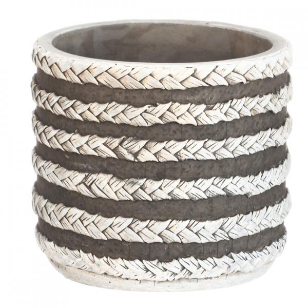 Flower pot series Raf gray 8.5 cm