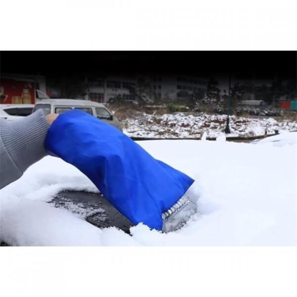 Carpoint Ice scraper with glove 3 assorted