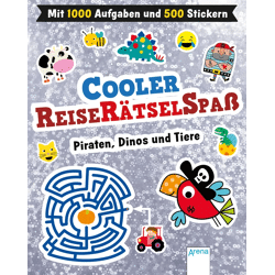 Cool travel puzzle fun with pirates, dinosaurs and animals.